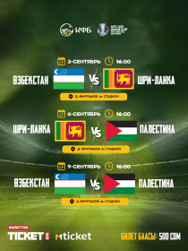 Узбекистан – Палестина: Отборочные игры Кубка Азии U23 2026